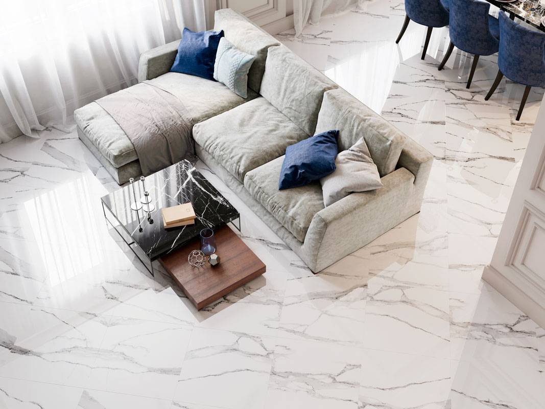 Staro Oasis Milos Statuario Керамогранит Staro Oasis Milos Statuario 60x60 полированный белый мрамор